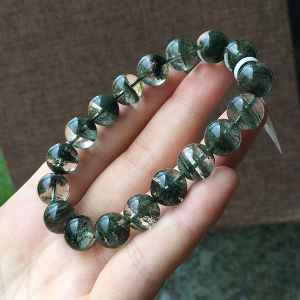 11mm natural green phantom quartz bracelet clear round beads women men garden crystal green phantom rare clear stretch aaaaaa, Silver
11mm natural green phantom quartz bracelet clear round beads women men garden crystal green phantom rare clear stretch aaaaaa, Silver