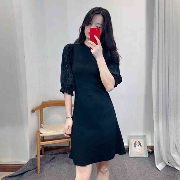 casual dresses 's autumn hepburn style french dress with hollow bubble sleeves and a slim black skirt at the waist, Black;gray
casual dresses 's autumn hepburn style french dress with hollow bubble sleeves and a slim black skirt at the waist, Black;gray