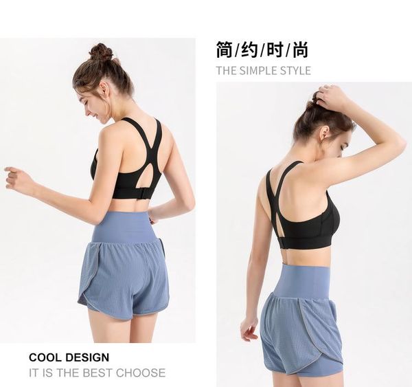women lu leggings yoga shorts outfit pants thigh designer high waist womens workout gym wear solid sports elastic fitness mesh abdomen lu, Black
women lu leggings yoga shorts outfit pants thigh designer high waist womens workout gym wear solid sports elastic fitness mesh abdomen lu, Black