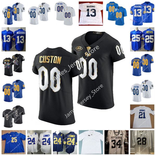 american college football wear custom pittsburgh panthers stitched football jersey 13 dan marino 29 curtis martin 33 tony dorsett 25 darrell, Black
american college football wear custom pittsburgh panthers stitched football jersey 13 dan marino 29 curtis martin 33 tony dorsett 25 darrell, Black