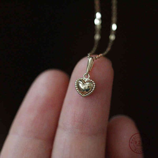 925 sterling silver 14k gold plating simple delicate heart pendant necklace women fashion cute party jewelry accessories
925 sterling silver 14k gold plating simple delicate heart pendant necklace women fashion cute party jewelry accessories
