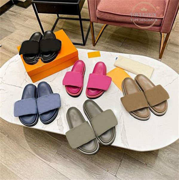 2022 designer slippers pool pillow comfort men women waterfront miami mule sandals calfskin slides bom dia flat mules sliders summer beach s, Black
2022 designer slippers pool pillow comfort men women waterfront miami mule sandals calfskin slides bom dia flat mules sliders summer beach s, Black