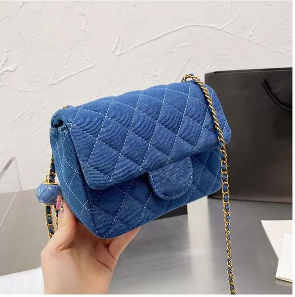 fashion mini flap square denim bags enamel gold ball matelasse chain adjustable shoulder strap crossbody cosmetic wallet clutch purses women
fashion mini flap square denim bags enamel gold ball matelasse chain adjustable shoulder strap crossbody cosmetic wallet clutch purses women