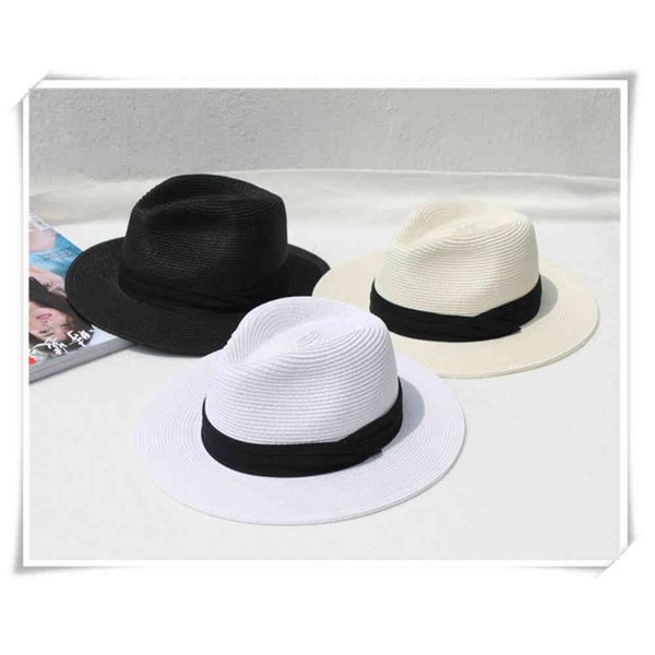 summer hat female sunshade korean beach sunscreen wide brim panama white straw top, Blue;gray
summer hat female sunshade korean beach sunscreen wide brim panama white straw top, Blue;gray