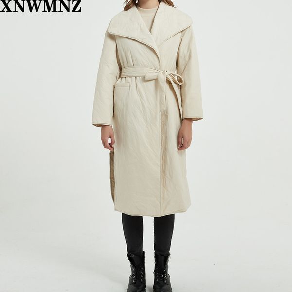 xnwmnz za fashion femal winter oversize coat women puffer jacket korean ladies parkas belt cottonpadded outwear lady overcoat 210513, Black;brown
xnwmnz za fashion femal winter oversize coat women puffer jacket korean ladies parkas belt cottonpadded outwear lady overcoat 210513, Black;brown