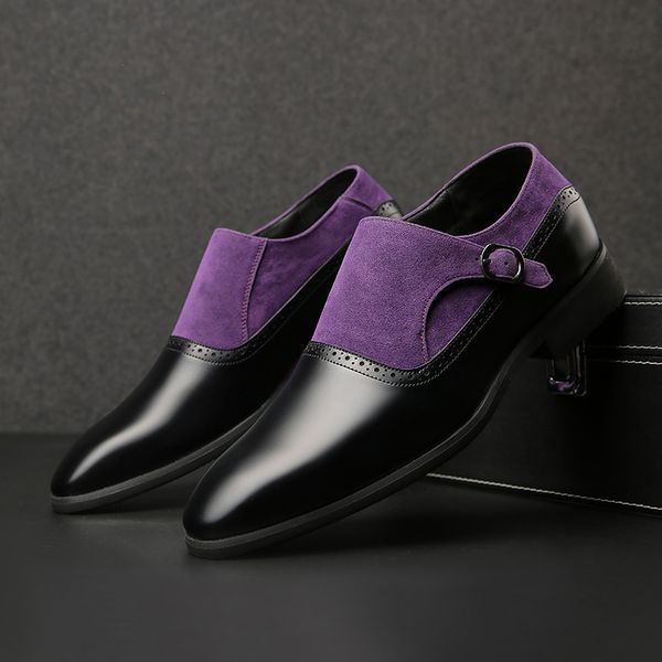 luxury formal leather shoes men italian double color matching buckle vintage comfortable business banquet designer wedding shoes, Black
luxury formal leather shoes men italian double color matching buckle vintage comfortable business banquet designer wedding shoes, Black