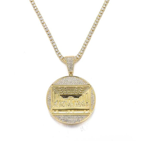 hip hop cz stone paved bling iced out last supper pendants necklaces for men rapper jewelry gold silver color
hip hop cz stone paved bling iced out last supper pendants necklaces for men rapper jewelry gold silver color
