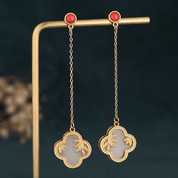 dangle & chandelier white jade bamboo earrings gifts women jadeite gemstone jewelry fashion amulets charm natural chinese real talismans, Silver
dangle & chandelier white jade bamboo earrings gifts women jadeite gemstone jewelry fashion amulets charm natural chinese real talismans, Silver
