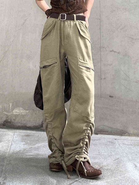 women's jeans suchcute streetwear drawstring cargo women jeans vintage low waist pocket up denim trousers harajuku baggy 90s straight p, Blue
women's jeans suchcute streetwear drawstring cargo women jeans vintage low waist pocket up denim trousers harajuku baggy 90s straight p, Blue