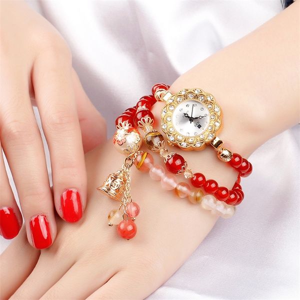 2019 new women coloured bracelet watch ladies fashion waterproof amethyst garnet red agate quartz watch t200420, Slivery;brown
2019 new women coloured bracelet watch ladies fashion waterproof amethyst garnet red agate quartz watch t200420, Slivery;brown