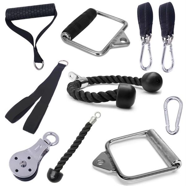 cable machine attachments tricep rope d-handle cable pully optional for gym fitness equipment weight lifting workout accessories291c
cable machine attachments tricep rope d-handle cable pully optional for gym fitness equipment weight lifting workout accessories291c