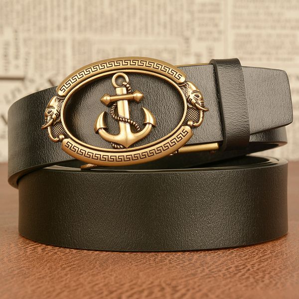 anchor automatic buckle men's two-layer cowhide belt casual new personalized denim belts designers classic fashion luxury letter smooth, Black;brown
anchor automatic buckle men's two-layer cowhide belt casual new personalized denim belts designers classic fashion luxury letter smooth, Black;brown
