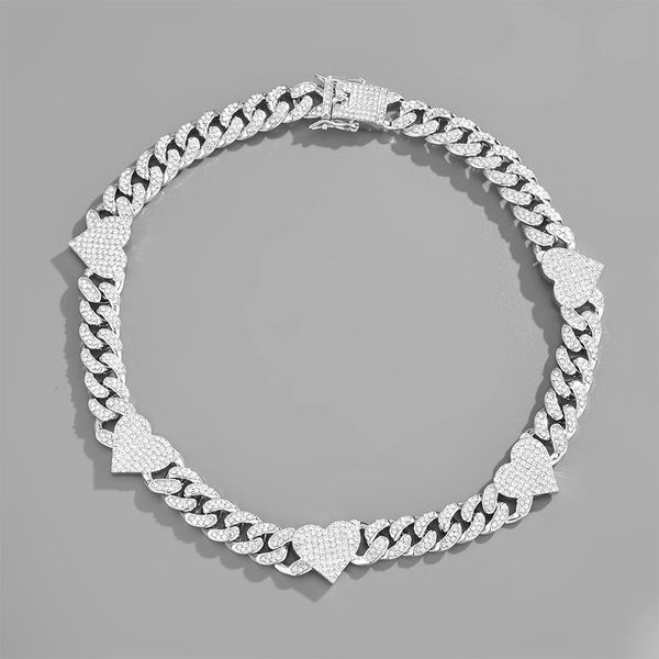 silver tennis cuban link chain luxury necklaces designer for women heart necklace pendants love bracelets high qutaily fashion bijoux hip ho, Black
silver tennis cuban link chain luxury necklaces designer for women heart necklace pendants love bracelets high qutaily fashion bijoux hip ho, Black
