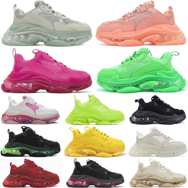 new triple s clear sole men women platform shoes fashion sneakers black white neon green pink mens trainers casual jogging walking size36-44
new triple s clear sole men women platform shoes fashion sneakers black white neon green pink mens trainers casual jogging walking size36-44