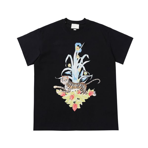 22ss new summer classic flower tiger printed tee high-end breathable black white short sleeve casual loose men women couples comfortable str, White;black
22ss new summer classic flower tiger printed tee high-end breathable black white short sleeve casual loose men women couples comfortable str, White;black