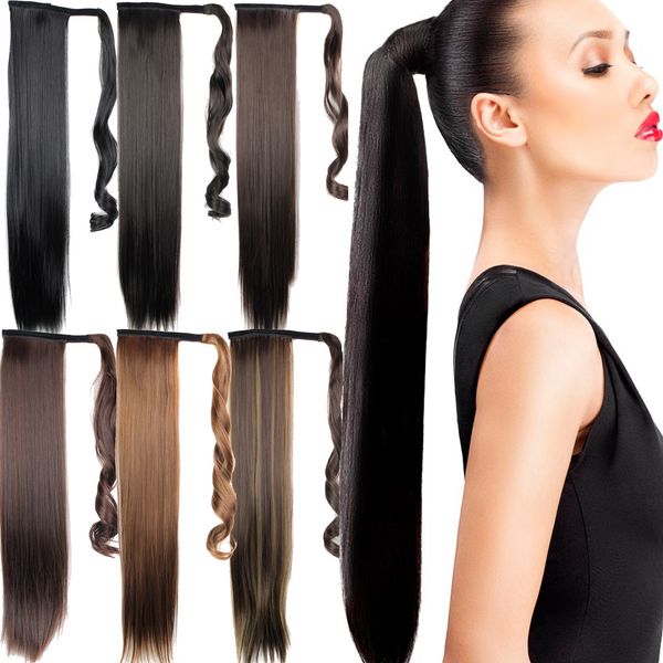 synthetic hair wig european and american long straight women's ponytail, Black
synthetic hair wig european and american long straight women's ponytail, Black