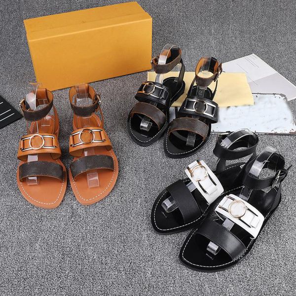 designer women's elegant calfskin outsole women's ankle strap cross buckle accessories adjustment summer college school flat sanda, Black
designer women's elegant calfskin outsole women's ankle strap cross buckle accessories adjustment summer college school flat sanda, Black
