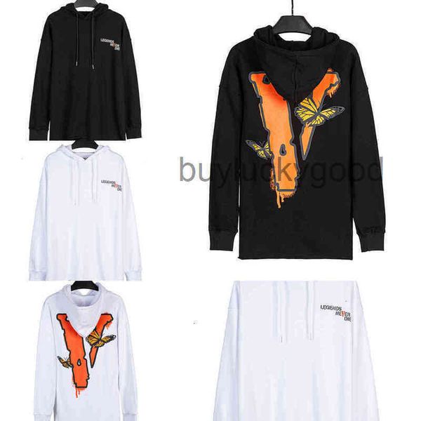 arrivals luxury hoodie vlones sweater big v butterfly print high street wang yibo same men women lining, Black
arrivals luxury hoodie vlones sweater big v butterfly print high street wang yibo same men women lining, Black