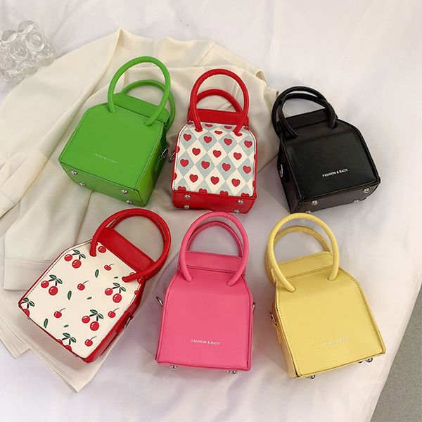 girls princess handbags sweet ladies cherry love heart printed small bags 2022 kids parent-child cow box style cross-body bag f1396, Black
girls princess handbags sweet ladies cherry love heart printed small bags 2022 kids parent-child cow box style cross-body bag f1396, Black