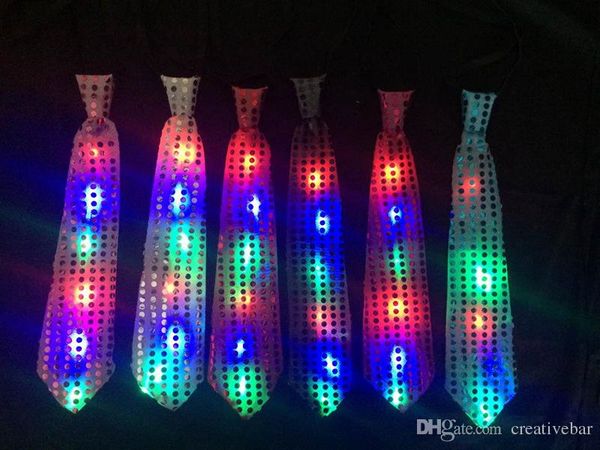 light up tie novelty neckties led costumes glow blinking party favors sequin neck ties led luminous flashing tie sy222, Blue;purple
light up tie novelty neckties led costumes glow blinking party favors sequin neck ties led luminous flashing tie sy222, Blue;purple