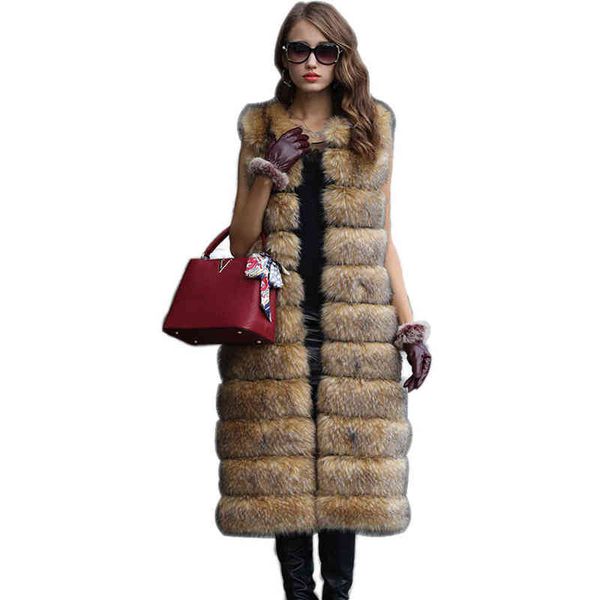 new winter faux fur vest for women long solid female fur vest qualified warm palka snow overcoat t220810, Black
new winter faux fur vest for women long solid female fur vest qualified warm palka snow overcoat t220810, Black