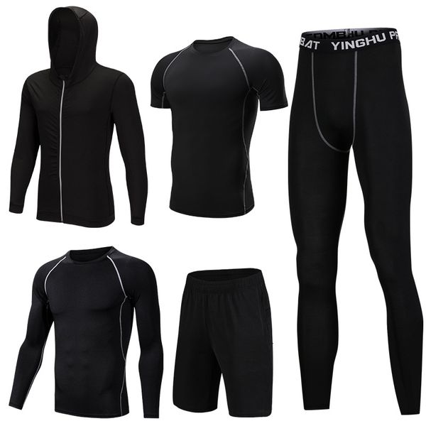 designer sweatshirts men's gym suit new quick-drying basketball tracksuit training suit summer five-piece, Black
designer sweatshirts men's gym suit new quick-drying basketball tracksuit training suit summer five-piece, Black