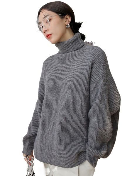 dazy turtleneck drop shoulder sweater o6ky#, White;black
dazy turtleneck drop shoulder sweater o6ky#, White;black