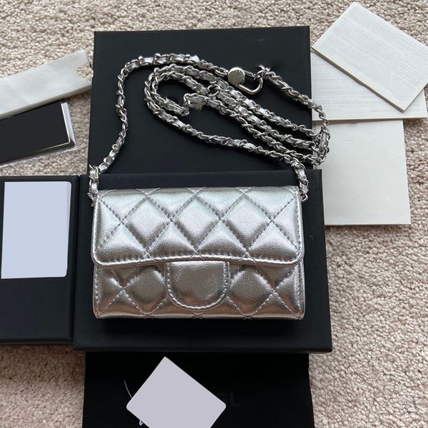 womens silver classic mini flap fanny pack bags wasit bust cross body shoulder handbags 11x7cm
womens silver classic mini flap fanny pack bags wasit bust cross body shoulder handbags 11x7cm