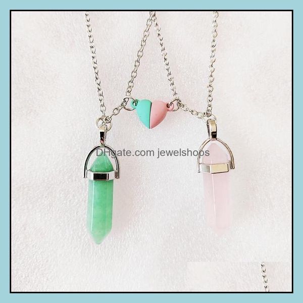 chokers magnet attracts couple necklace heart hexagonal crystal stone pendant jewelry lover gift for women men whol jewelshops dhgzu, Golden;silver
chokers magnet attracts couple necklace heart hexagonal crystal stone pendant jewelry lover gift for women men whol jewelshops dhgzu, Golden;silver