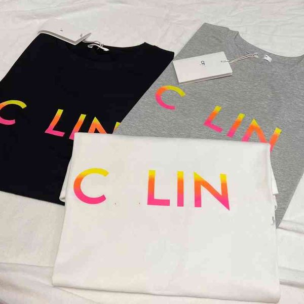 2022c factory direct sale trendy brand men's t-shirts women's 22 summer new short sleeve t-shirt round neck, White
2022c factory direct sale trendy brand men's t-shirts women's 22 summer new short sleeve t-shirt round neck, White