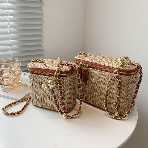 mini straw bucket crossbody bag for women summer weave women's brand handbags and purses fashion chain simple shoulder bags 220721
mini straw bucket crossbody bag for women summer weave women's brand handbags and purses fashion chain simple shoulder bags 220721