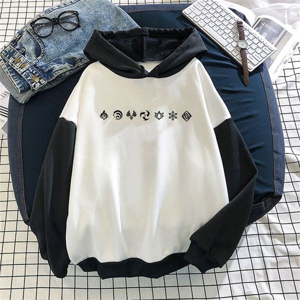 fashion oversized splicing streetwear hoodies women game genshin impact element pattern anime kawaii pullovers jacket clothes 220812, Black
fashion oversized splicing streetwear hoodies women game genshin impact element pattern anime kawaii pullovers jacket clothes 220812, Black