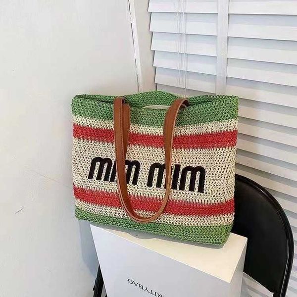 high version minmin straw embroidery summer large capacity shopping bags beach bag portable handbag shoulder handbags female stripe
high version minmin straw embroidery summer large capacity shopping bags beach bag portable handbag shoulder handbags female stripe