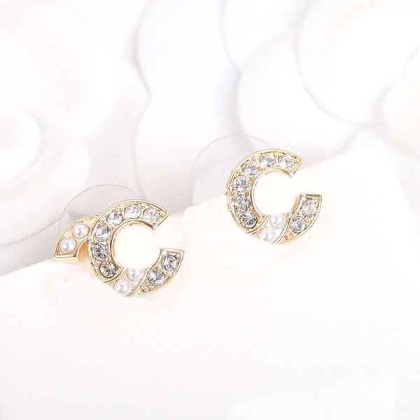 2022 charm small stud earring with nature beads and diamond for women wedding jewelry gift have box stamp ps4105a, Golden
2022 charm small stud earring with nature beads and diamond for women wedding jewelry gift have box stamp ps4105a, Golden