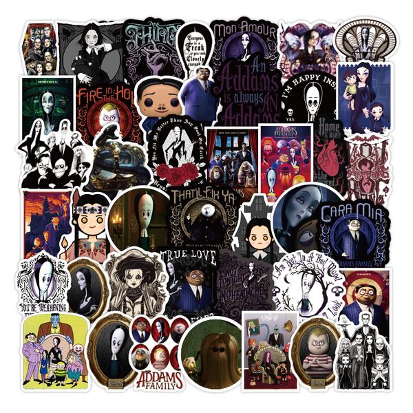 50pcs the addams family stickers car motorcycle travel luggage phone guitar skateboard kid cool sticker
50pcs the addams family stickers car motorcycle travel luggage phone guitar skateboard kid cool sticker