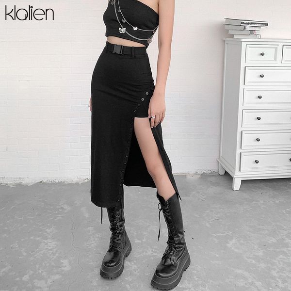 autumn solid black split mid-calf skirt new simple elegant korean office lady casual street high waist slim skirt, Black;gray
autumn solid black split mid-calf skirt new simple elegant korean office lady casual street high waist slim skirt, Black;gray