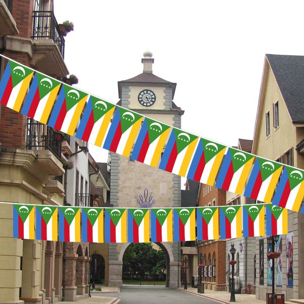 comoros string flag 20 flag 14x21cm comoran hanging mini banner for indoor outdoor decoration
comoros string flag 20 flag 14x21cm comoran hanging mini banner for indoor outdoor decoration