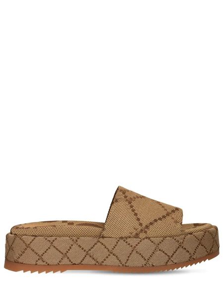 womens natural 55mm height canvas covered platform slides maxi slippers with box and dust bags, Black
womens natural 55mm height canvas covered platform slides maxi slippers with box and dust bags, Black