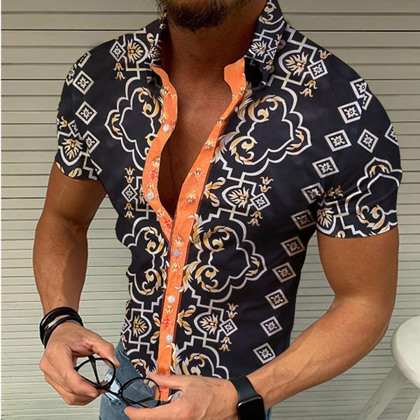 designer mens casual shirts vintage beachwear hawaiian shirt summer short sleeve men clothing loose button down plus size shirts, White;black
designer mens casual shirts vintage beachwear hawaiian shirt summer short sleeve men clothing loose button down plus size shirts, White;black
