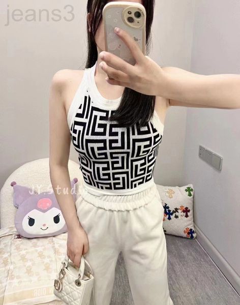 women's tanks & camis designer 2022 spring and summer new french sweet little goddess round neck sleeveless geometric knit vest 0txc, White
women's tanks & camis designer 2022 spring and summer new french sweet little goddess round neck sleeveless geometric knit vest 0txc, White