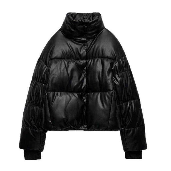 womens parkas pu jacket coat warm thick winter outwear faux leather zipper coat streetwear ladies jacket black woman coat trf l220728
womens parkas pu jacket coat warm thick winter outwear faux leather zipper coat streetwear ladies jacket black woman coat trf l220728