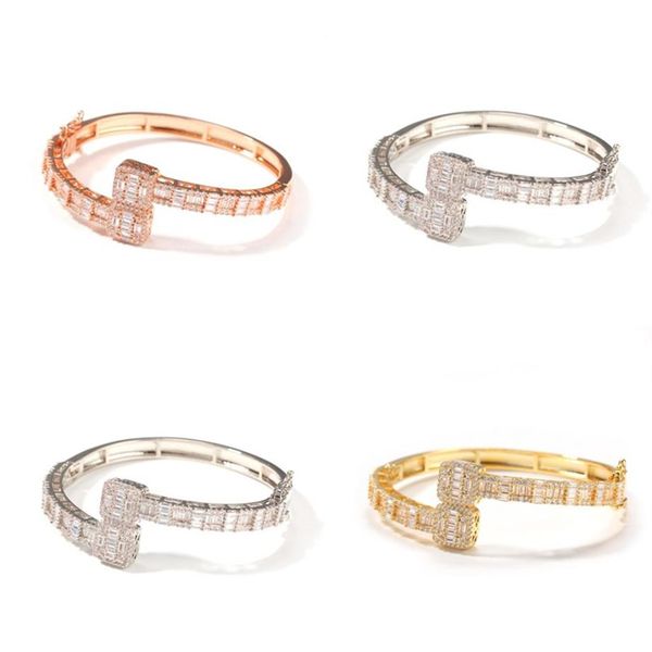 14k gold men ladies cubic zirconia diamond baguette square bangle bracelet opening size hiphop jewelry 162 r2216v, Golden;silver
14k gold men ladies cubic zirconia diamond baguette square bangle bracelet opening size hiphop jewelry 162 r2216v, Golden;silver