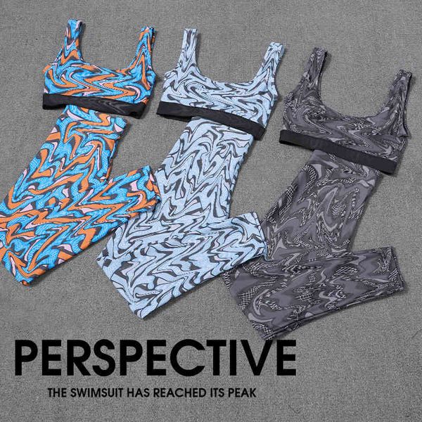 women's swimwear fashion letter elastic split pants sports bikini women's swimsuit w58n, White;black
women's swimwear fashion letter elastic split pants sports bikini women's swimsuit w58n, White;black
