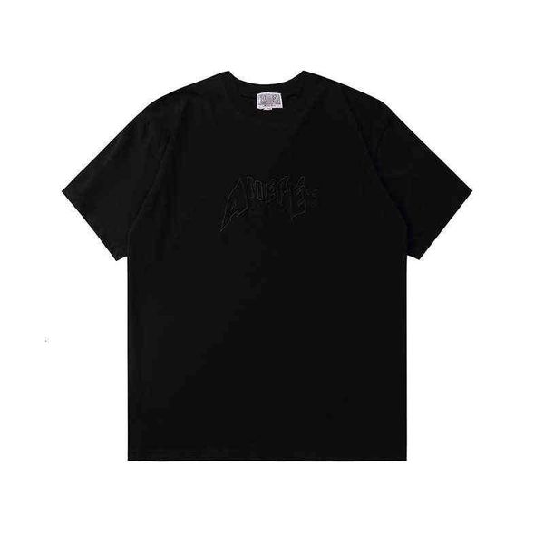 cav life empt ce wash used t-shirt men's and women's batik black simple versatile limited embroidery short sleeves, White;black
cav life empt ce wash used t-shirt men's and women's batik black simple versatile limited embroidery short sleeves, White;black