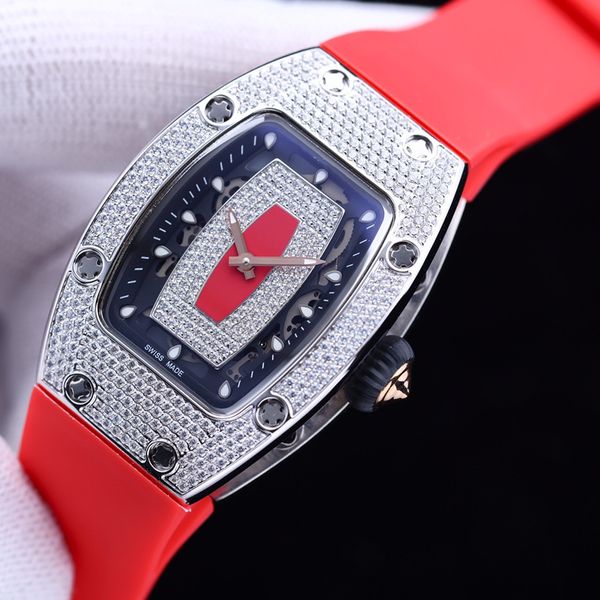 fashion women's watch 31mm sapphire mirror automatic mechanical movement diamond classic wine barrel luxury watch rubber strap athletic, Slivery;golden
fashion women's watch 31mm sapphire mirror automatic mechanical movement diamond classic wine barrel luxury watch rubber strap athletic, Slivery;golden