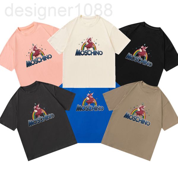 men's t-shirts designer summer 2022 new letter pattern korean loose rainbow one horned horse print men's and women's short sl, White;black
men's t-shirts designer summer 2022 new letter pattern korean loose rainbow one horned horse print men's and women's short sl, White;black