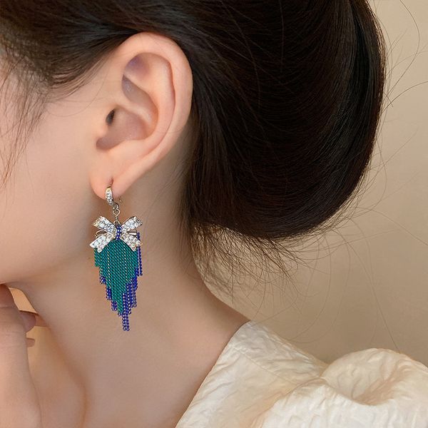 fashion hook earrings for women girls bow-knot tassle pendant drop earrings charm statement earrings, Golden
fashion hook earrings for women girls bow-knot tassle pendant drop earrings charm statement earrings, Golden