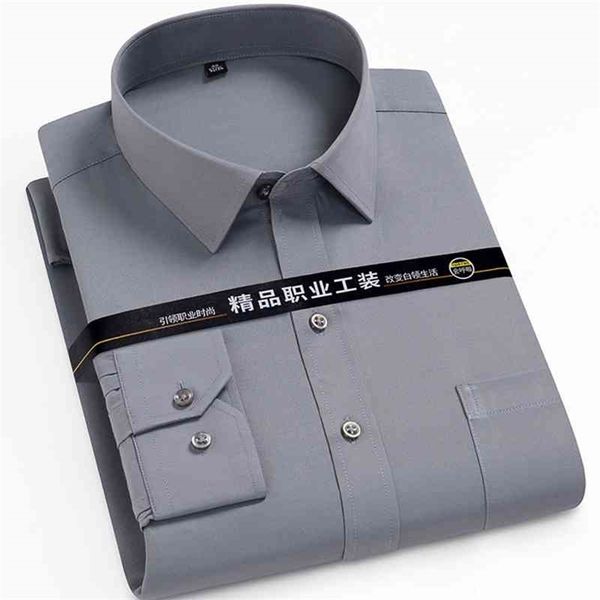spring autumn plus size 8xl solid mens work shirts long sleeve casual slim fit cotton male white striped social dress shirts man 210331, White;black
spring autumn plus size 8xl solid mens work shirts long sleeve casual slim fit cotton male white striped social dress shirts man 210331, White;black