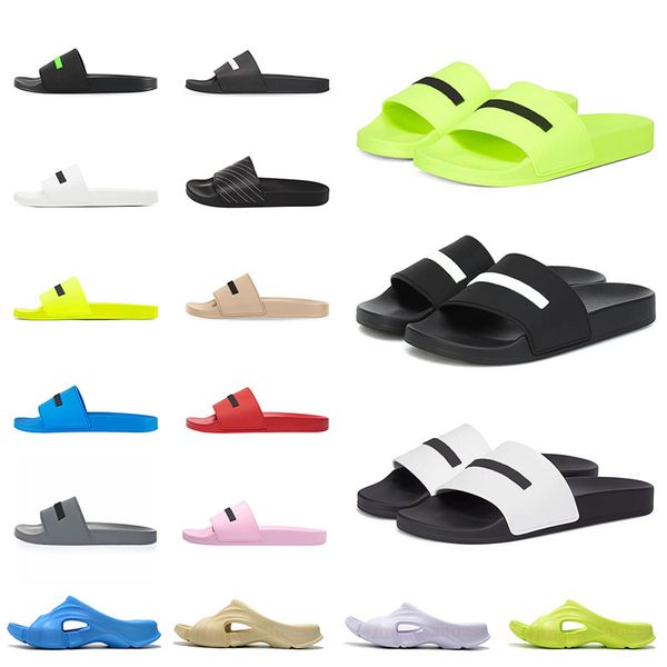 pairs designer pool sandals mens womens luxury slippers 2022 summer neon green blak white beige rubber sliders fashion famous indoor shower, Black
pairs designer pool sandals mens womens luxury slippers 2022 summer neon green blak white beige rubber sliders fashion famous indoor shower, Black