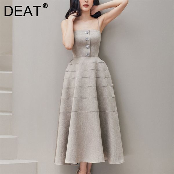 deat woman midi dress banquet button spaghetti strap slim elegant fashion formal style ball gown dresses summer 15xm028 220425, Black;gray
deat woman midi dress banquet button spaghetti strap slim elegant fashion formal style ball gown dresses summer 15xm028 220425, Black;gray